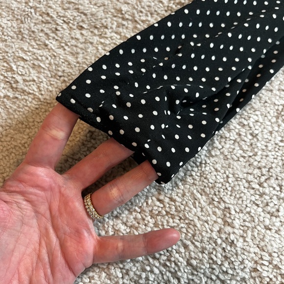 ASOS long sleeve polka dot dress - Picture 3 of 8